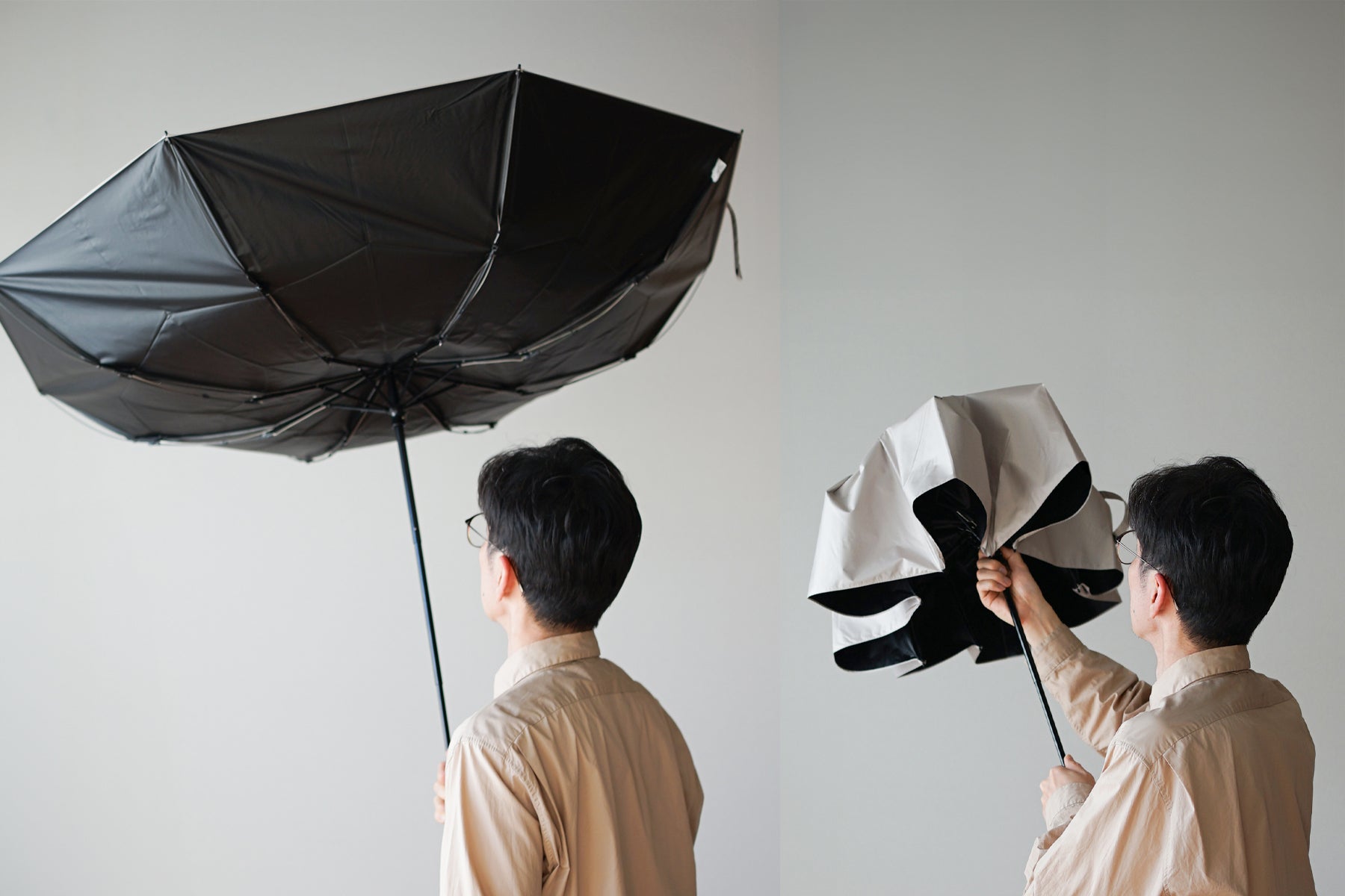 Ultra-lightweight carbon umbrella, easy to open and close, 65cm