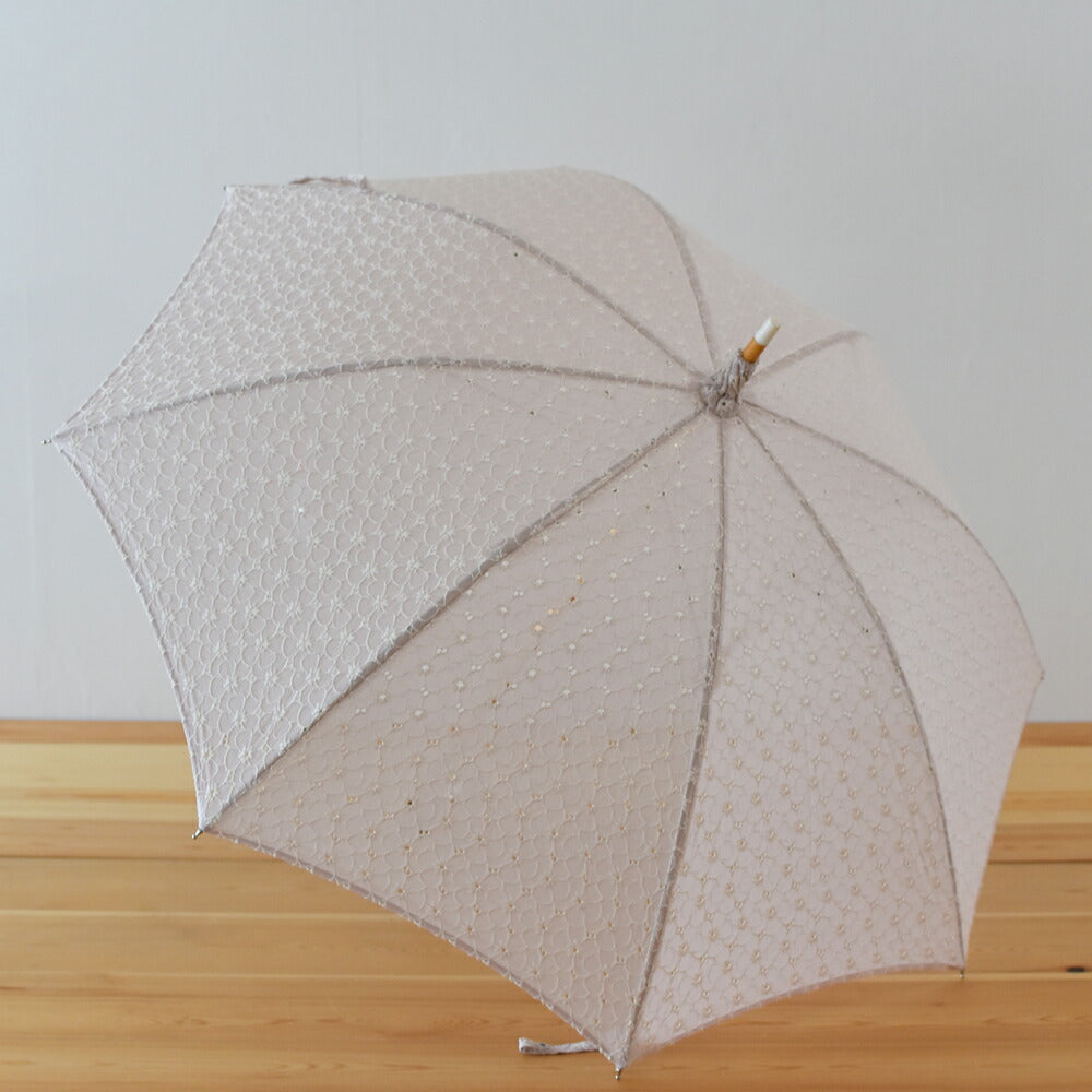 【ベストプライス】フラワーレース 長傘 50cm 8本骨