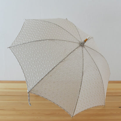 【ベストプライス】フラワーレース 長傘 50cm 8本骨