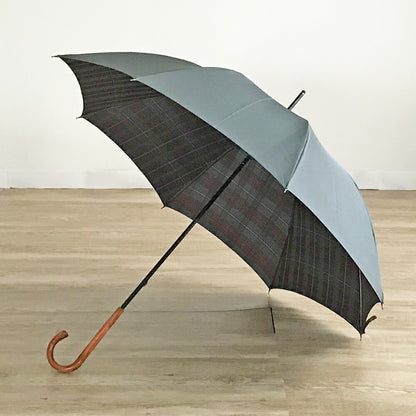 [Best Price] Plaid Long Umbrella 60cm 8 Ribs