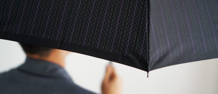 高級感がある甲州織を使った日本製ブランドのメンズ傘『橘』 | 傘専門店 小宮商店
