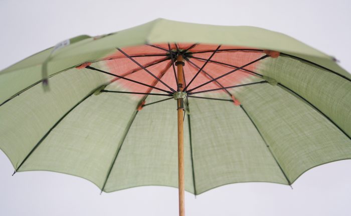 極光－きょっこう－一欲多色染天然繊維50cm10本骨のレディース日傘・雨晴兼用長傘「日本製のおしゃれな高級傘ブランド・小宮商店」