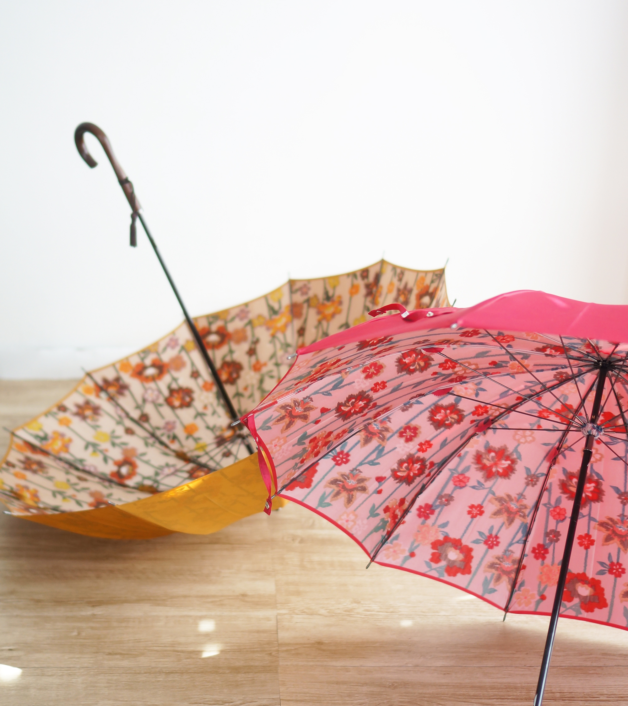 和花－わばな－甲州織のレディース雨傘・雨晴兼用傘「日本製のおしゃれな高級傘ブランド・小宮商店」