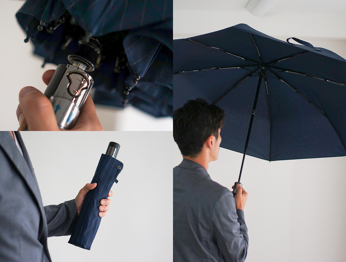 長傘みたいに大きくなる。ワンタッチ自動開閉折りたたみ傘 | 傘専門店 小宮商店