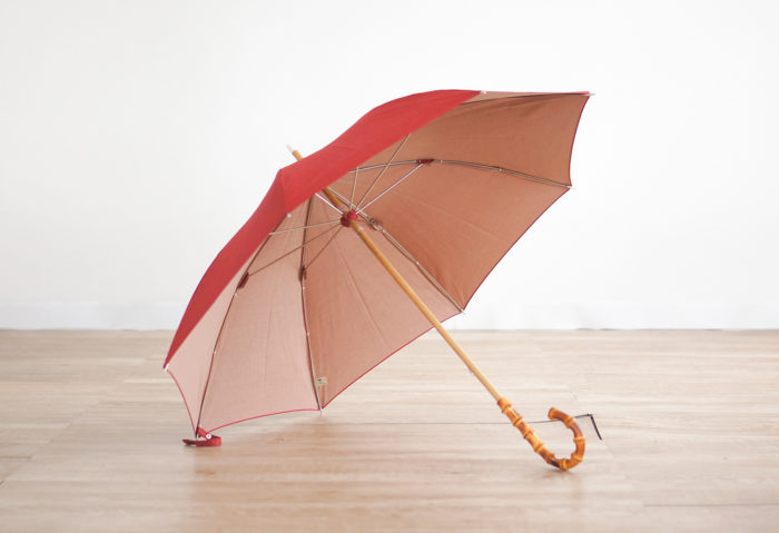 かわず張り雨傘富士絹両面軽量大きい60cm8本骨のレディース雨傘・雨晴兼用長傘「日本製のおしゃれな高級傘ブランド・小宮商店」