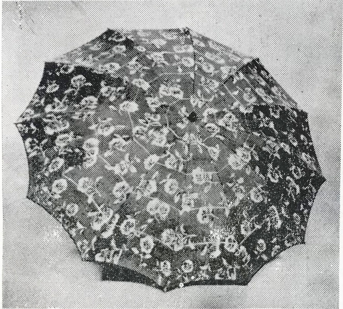 昭和　ほぐし織　傘
